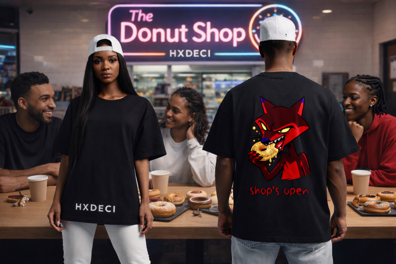 HXDECI Shop's Open T-Shirt [Alpha]