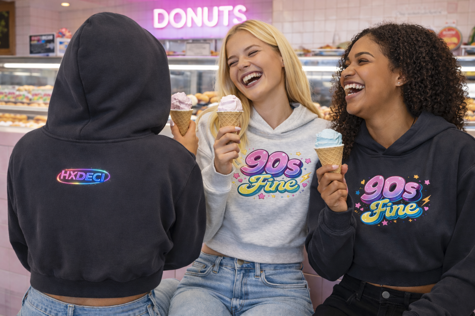 HXDECI 90S-FINE Cropped Hood [ALPHA ED.]